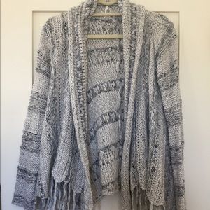 Boho Free People Grey Sweater